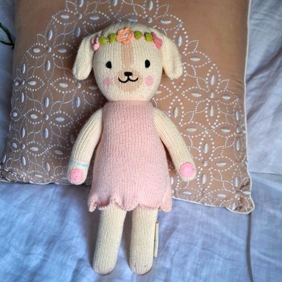 Cuddle + Kind - “ Charlotte" the dog with flower crown Easter - Picture 6 of 7